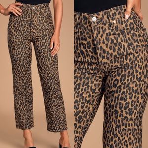 levi's ribcage leopard